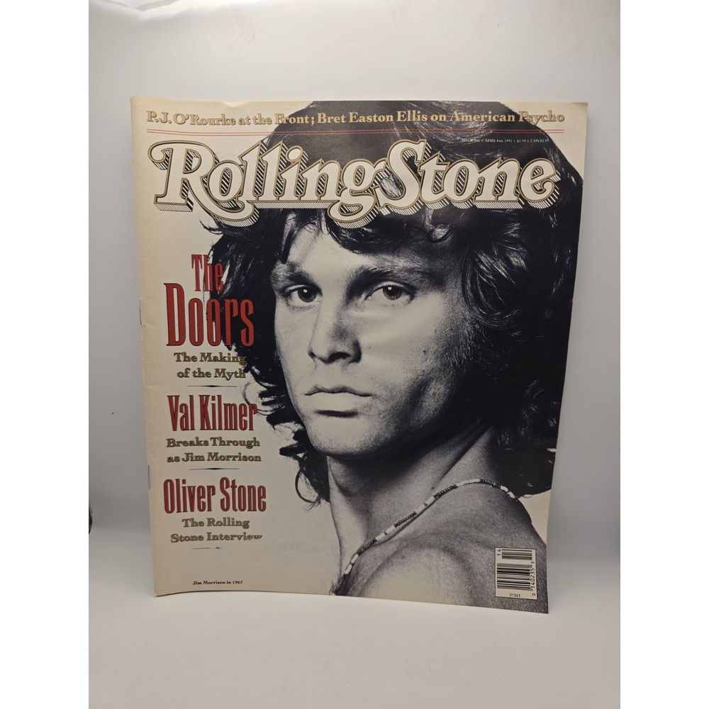Rolling Stone Magazine #601 April 4, 1991 The Doors, Val Kilmer, Oliver Stone